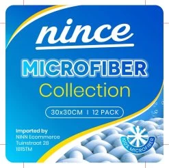Nince Microvezeldoekjes - Set Van 12 - Schoonmaakdoekjes 30x30 - Reinigingsdoekjes - Vaatdoekjes -Schoonmaakproducten Winkel 1200x1195 14