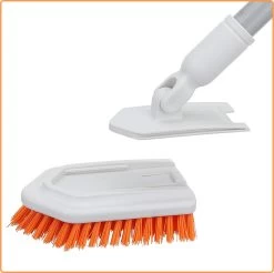 Merkloos Badkamer Reinigingsborstel - Badkamerschrobborstel - Reinigingsborstel - Met Afneembare Telescopische Handgreep En 180° Verstelbare Gezamenlijke Reinigingsborstel - Lange Steel 107 Cm -Schoonmaakproducten Winkel 1200x1196 12