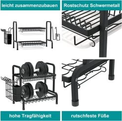 Dish Drying Rack Drainer Afdruiprek Metaal Afvoerafdruiprek Met Druppelbak Black Decker Droogrek Zwart Afdruiprek Brabantiaafdruiprek Metaal Muur -Schoonmaakproducten Winkel 1200x1197 15
