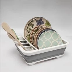 Merkloos Afdruiprek Voor Afwas - Afwasrek - Opvouwbaar - Inklapbaar - Compact - Vaatwasrek Met Bestekrekje -Schoonmaakproducten Winkel 1200x1197 16