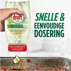 Dreft Natuurlijke Geur - Afwasmiddel - Bergamot & Gember - Ondersteboven Fles - Voordeelverpakking 8 X 370 Ml -Schoonmaakproducten Winkel 1200x1198 37