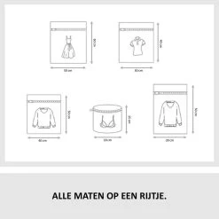Merkloos Waszakken | Set Van 5 Waszakjes Met Rits - Waszak - Wasnet - Kledingzakjes - BH Was Zakjes - Laundry Bag Set Voor Ondergoed - Kleding - Delicaat Wasgoed - Wasmachine Zakjes - Wasgoed -Schoonmaakproducten Winkel 1200x1199 17
