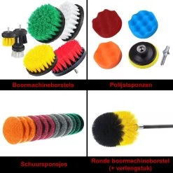 Borstelset Boormachine 25 Delig Per 2 - Schuursponsjes- Schrobborstel - Boorborstel - Schuurborstel - Borstel Boormachine - Schoonmaakborstel - Reinigingsborstel - Tapijtreiniger - Borstelset 18 Borstelset Boormachine 25 Delig Per 2 - Schuursponsjes- Schrobborstel - Boorborstel - Schuurborstel - Borstel Boormachine - Schoonmaakborstel - Reinigingsborstel - Tapijtreiniger - Borstelset -Schoonmaakproducten Winkel 1200x1200 1017