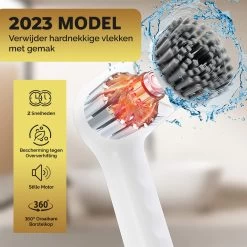 MostEssential Premium Elektrische Schoonmaakborstel 2023 Model – Elektrische Schrobber - Schrobborstel - Poetsmachine – Voor Badkamer Of Keuken - Inclusief 4 Borstelkoppen -Schoonmaakproducten Winkel 1200x1200 1021