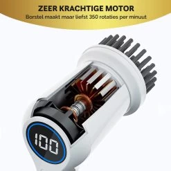 MostEssential Premium Elektrische Schoonmaakborstel 2023 Model – Elektrische Schrobber - Schrobborstel - Poetsmachine – Voor Badkamer Of Keuken - Inclusief 4 Borstelkoppen -Schoonmaakproducten Winkel 1200x1200 1024