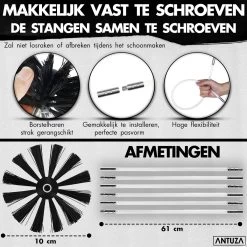 Antuza | Schoorsteenveegset | Schoorsteenreiniger | Schoorsteen Borstel | 9 Meter 13 Antuza | Schoorsteenveegset | Schoorsteenreiniger | Schoorsteen Borstel | 9 Meter -Schoonmaakproducten Winkel 1200x1200 1034