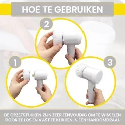 Lenga Elektrische Schoonmaakborstel - 5 In 1 Borstel - Oplaadbaar - Wasborstel - Schoonmaakmiddelen - Schrobborstels 14 Lenga Elektrische Schoonmaakborstel - 5 In 1 Borstel - Oplaadbaar - Wasborstel - Schoonmaakmiddelen - Schrobborstels -Schoonmaakproducten Winkel 1200x1200 1052