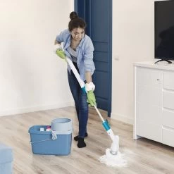 Strex Elektrische Schoonmaakborstel - Draadloze Schrobborstel - Schrobber - 3 Opzetstukken - Telescoopsteel - Poetsmachine Met Krachtige Accu -Schoonmaakproducten Winkel 1200x1200 1100
