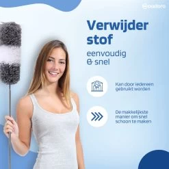 Woodoro Ragebol Uitschuifbaar Complete 9-Delige Set - Verstelbare Telescoopsteel - Plumeau - RVS - Zwart & Grijs -Schoonmaakproducten Winkel 1200x1200 1135