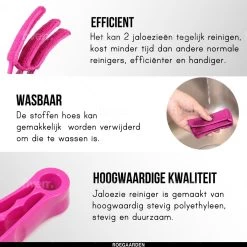 Jaloezie Reiniger - Lamellen Reiniger - Plumeau - Roze - Inclusief Voegenreiniger -Schoonmaakproducten Winkel 1200x1200 1153