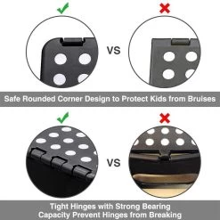 Buxibo - Kruk - Krukje - Keukentrap - Keukentrapje - Opvouwbaar Trapje - Keuken/Badkamer/Schuur Trapje - 29 X 24 X 40cm -Schoonmaakproducten Winkel 1200x1200 1160