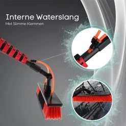 Merkloos Telescoopsteel Ramenwassen 4,6M - Met Borstel & Waterdoorvoer - Voor Ramen - Watertoevoer - Borstel -Schoonmaakproducten Winkel 1200x1200 1188