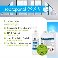 Isopropyl Alcohol - Isopropanol - IPA - Isopropyl - 99,9% Zuiver - 1000ml - Inclusief Trechter -Schoonmaakproducten Winkel 1200x1200 1312