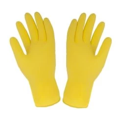 Multy Luxe Huishoudhandschoenen Maat L - Natuurlatex Met Kantoenen Vlokvoering - Anti Slip - Rubberen Handschoenen - Waterdicht - Natuurlijk Latex - Maat L -Schoonmaakproducten Winkel 1200x1200 1645