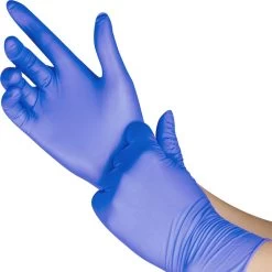 IVROU® Nitril Handschoenen - 100 Stuks Wegwerp Handschoenen - Poeder Vrij, Latex Vrij - Maat: M - Violet Blauw -Schoonmaakproducten Winkel 1200x1200 1654