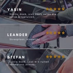 RUSH Glasdoek - Poleerdoek - Glasreiniger - Microvezeldoek - Ruitenreiniger - 40 X 40 Cm -Schoonmaakproducten Winkel 1200x1200 1754