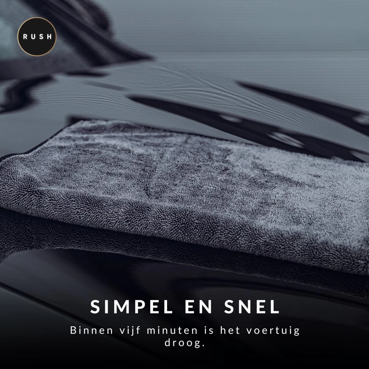 RUSH Microvezeldoek - Droogdoek - Auto Wassen - Auto & Motor - 60 X 80 Cm - 600GSM 5 RUSH Microvezeldoek - Droogdoek - Auto Wassen - Auto & Motor - 60 X 80 Cm - 600GSM - Afbeelding 3