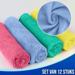 Nince Microvezeldoekjes - Set Van 12 - Schoonmaakdoekjes 30x30 - Reinigingsdoekjes - Vaatdoekjes -Schoonmaakproducten Winkel 1200x1200 1776