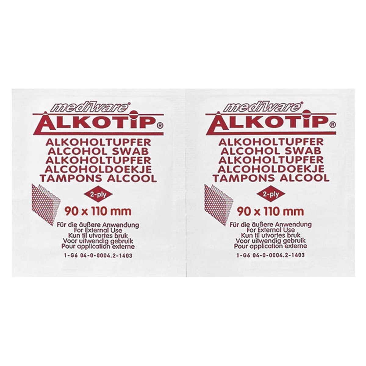 Alcoholdoekjes 90x110mm, 100 Stuks 7 Alcoholdoekjes 90x110mm, 100 Stuks - Afbeelding 5