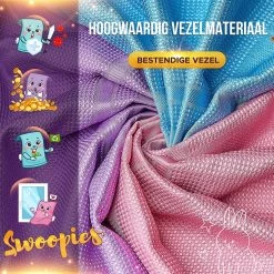 SWOOPIES [Set Van 3] Professionele Microvezeldoeken, Duurzaam Poetsen Met Enkel Water 60 X 40 Cm Streep-/Lint-Vrij, Ultrazachte & Grote Premium Doeken Voor Keuken, Badkamer, Raam, Auto -Schoonmaakproducten Winkel 1200x1200 1779