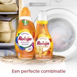 Robijn Klein & Krachtig Color Vloeibaar Wasmiddel - 8 X 19 Wasbeurten - Voordeelverpakking -Schoonmaakproducten Winkel 1200x1200 3