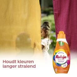 Robijn Klein & Krachtig Color Vloeibaar Wasmiddel - 8 X 19 Wasbeurten - Voordeelverpakking -Schoonmaakproducten Winkel 1200x1200 4
