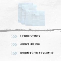 Orange85 Waszak - 4-Delige Set - Lingerie - Bh - Kleding - Met Ritssluiting - Waszakje - Groot - Klein - Wasgoed - Wasmachine - Wasnet - Polyester - Laundry Bag -Schoonmaakproducten Winkel 1200x1200 434