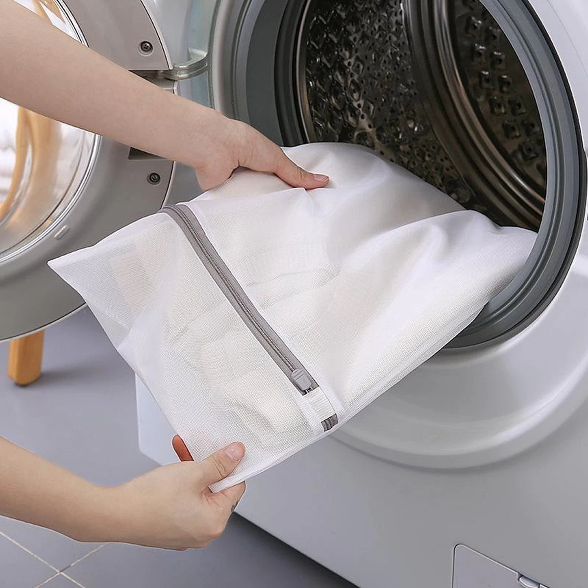 Merkloos Waszak 4 Delig - 1x Groot (50x60 Cm) - 1x Middel ( 40x50cm) - 1x Normaal (30x40cm) - 1x BH (17x15cm) 9 Merkloos Waszak 4 Delig - 1x Groot (50x60 Cm) - 1x Middel ( 40x50cm) - 1x Normaal (30x40cm) - 1x BH (17x15cm) - Afbeelding 7