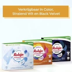 Robijn Classics Stralend Wit Wasmiddeldoekjes 16 Wasstrips -Schoonmaakproducten Winkel 1200x1200 48