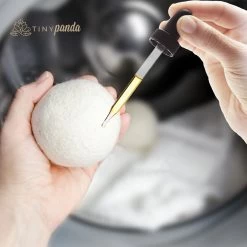 Merkloos Droger Ballen XL 8 Stuks – Zero Waste Dryer Balls - Duurzaam – Wasverzachter – Herbruikbare Drogerballen – Droogt De Was Sneller – Tiny Panda -Schoonmaakproducten Winkel 1200x1200 495
