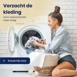 Wooly Drogerballen - 6 Wasdroger Ballen - Duurzaam - Wol - Herbruikbare Wasballen - Wasbol - Wasverzachter 15 Wooly Drogerballen - 6 Wasdroger Ballen - Duurzaam - Wol - Herbruikbare Wasballen - Wasbol - Wasverzachter -Schoonmaakproducten Winkel 1200x1200 501