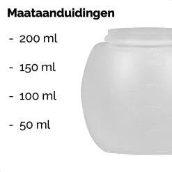 Dayshake Doseerbol Met Maataanduidingen (2 Stuks) - 200 Ml- Vloeibaar Wasmiddel Doseren - Wasbol - Herbruikbaar - Plastic - Voor Wasmachine - Alternatief Voor Doseerdop -Schoonmaakproducten Winkel 1200x1200 533