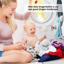 Droger Ballen Wol - Wasdroger Herbruikbare Wollen Droger Ballen - Droogballen Voor Snellere Droogtijd- Set 6 Stuks - Swilix 12 Droger Ballen Wol - Wasdroger Herbruikbare Wollen Droger Ballen - Droogballen Voor Snellere Droogtijd- Set 6 Stuks - Swilix -Schoonmaakproducten Winkel 1200x1200 543