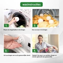 Droger Ballen Wol - Wasdroger Herbruikbare Wollen Droger Ballen - Droogballen Voor Snellere Droogtijd- Set 6 Stuks - Swilix 15 Droger Ballen Wol - Wasdroger Herbruikbare Wollen Droger Ballen - Droogballen Voor Snellere Droogtijd- Set 6 Stuks - Swilix -Schoonmaakproducten Winkel 1200x1200 546