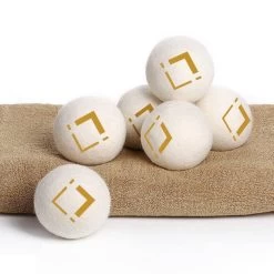 LuxerLiving Wasbol Set Van 6 - Droogt Tot 30% Sneller - Wasverzachter - Droger Ballen - Dryer Balls - Ecologisch - 100% Wol -Schoonmaakproducten Winkel 1200x1200 565