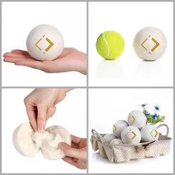 LuxerLiving Wasbol Set Van 6 - Droogt Tot 30% Sneller - Wasverzachter - Droger Ballen - Dryer Balls - Ecologisch - 100% Wol -Schoonmaakproducten Winkel 1200x1200 567