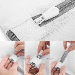 ForDig Wasnet Waszakjes (5 Stuks) Voor Lingerie En Fijne Was - Geschikt Voor Wasmachine - Met Rits - Wit -Schoonmaakproducten Winkel 1200x1200 575