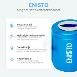ENISTO® Magnetische Waterontharder Small – Waterontharder Magneet – Douchefilter – Waterontkalker – Waterverzachter – Antikalk – Blauw – RVS -Schoonmaakproducten Winkel 1200x1200 619