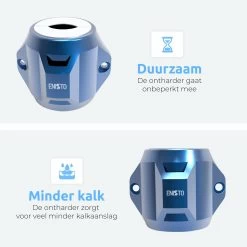 ENISTO® Magnetische Waterontharder Medium – Waterontharder Magneet – Douchefilter – 15.000 Gauss – Waterontkalker – Waterverzachter – Antikalk – Blauw – RVS -Schoonmaakproducten Winkel 1200x1200 635