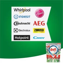 Dreft Platinum Plus All In One Lemon - 95 Stuks - Vaatwastabletten 15 Dreft Platinum Plus All In One Lemon - 95 Stuks - Vaatwastabletten -Schoonmaakproducten Winkel 1200x1200 665