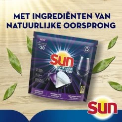 SUN® Sun Optimum All-in 1 Regular Capsules - 30 Vaatwastabletten - Maandbox -Schoonmaakproducten Winkel 1200x1200 687