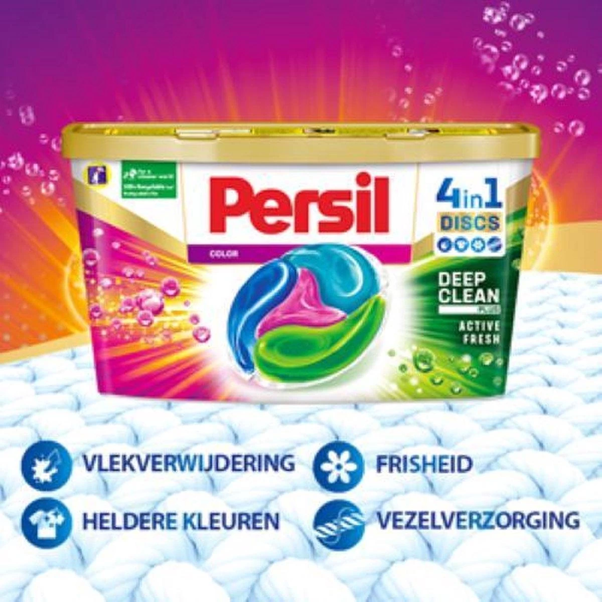 Persil® Persil Discs Color Wascapsules - Wasmiddel Capsules - Voordeelverpakking - 28 Wasbeurten 6 Persil® Persil Discs Color Wascapsules - Wasmiddel Capsules - Voordeelverpakking - 28 Wasbeurten - Afbeelding 4