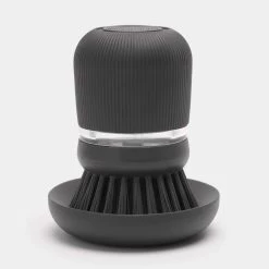 Brabantia Sink Side Afwasborstel - Met Zeepdispenser- Dark Grey -Schoonmaakproducten Winkel 1200x1200 876