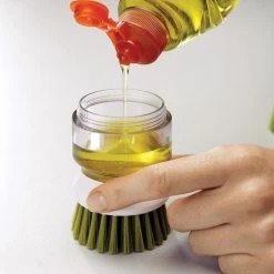 Joseph Joseph Afwasborstel Palm Scrub - Incl Houder - Grijs -Schoonmaakproducten Winkel 1200x1200 881