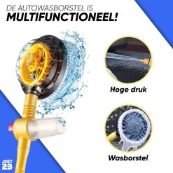JUST23 Telescopische Autowasborstel – Schrobber Met Steel – Velgenborstel - Autowasset Met Zeep - Roterende Schoonmaakborstel - Multifunctionele Wasborstel -Schoonmaakproducten Winkel 1200x1200 896
