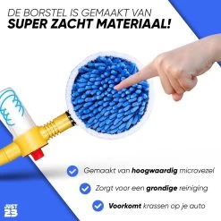 JUST23 Telescopische Autowasborstel – Schrobber Met Steel – Velgenborstel - Autowasset Met Zeep - Roterende Schoonmaakborstel - Multifunctionele Wasborstel -Schoonmaakproducten Winkel 1200x1200 897