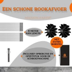 Schoorsteenveegset - 8 Meter - 2 Borstelkoppen - Professioneel - Schoorsteen Borstel - Veegkit - Haardset Voor Houtkachel - Flexibel - Schoorsteenveger - Pelletkachel Accessoires - Schoorsteen Reiniger - Geschikt Voor Boormachines 16 Schoorsteenveegset - 8 Meter - 2 Borstelkoppen - Professioneel - Schoorsteen Borstel - Veegkit - Haardset Voor Houtkachel - Flexibel - Schoorsteenveger - Pelletkachel Accessoires - Schoorsteen Reiniger - Geschikt Voor Boormachines -Schoonmaakproducten Winkel 1200x1200 911