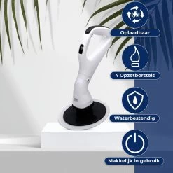 B-care Elektrische Schoonmaakborstel - 4 Opzetstukken - Wasborstel - Poetsmachine - Schrobborstel - Handborstel - Werkborstel - Schrobber - Boorborstel - Schoonmaakmiddelen - Reinigingsborstel 21 B-care Elektrische Schoonmaakborstel - 4 Opzetstukken - Wasborstel - Poetsmachine - Schrobborstel - Handborstel - Werkborstel - Schrobber - Boorborstel - Schoonmaakmiddelen - Reinigingsborstel -Schoonmaakproducten Winkel 1200x1200 914