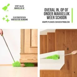 Strex Telescopische Plumeau Met Telescoopsteel - 60 Tot 140 Cm - Uitschuifbaar - Wasbaar - Flexibel 360° Draaibaar - Microvezel Ragebol -Schoonmaakproducten Winkel 1200x1200 951