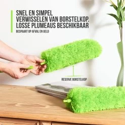 Strex Telescopische Plumeau Met Telescoopsteel - 60 Tot 140 Cm - Uitschuifbaar - Wasbaar - Flexibel 360° Draaibaar - Microvezel Ragebol -Schoonmaakproducten Winkel 1200x1200 952